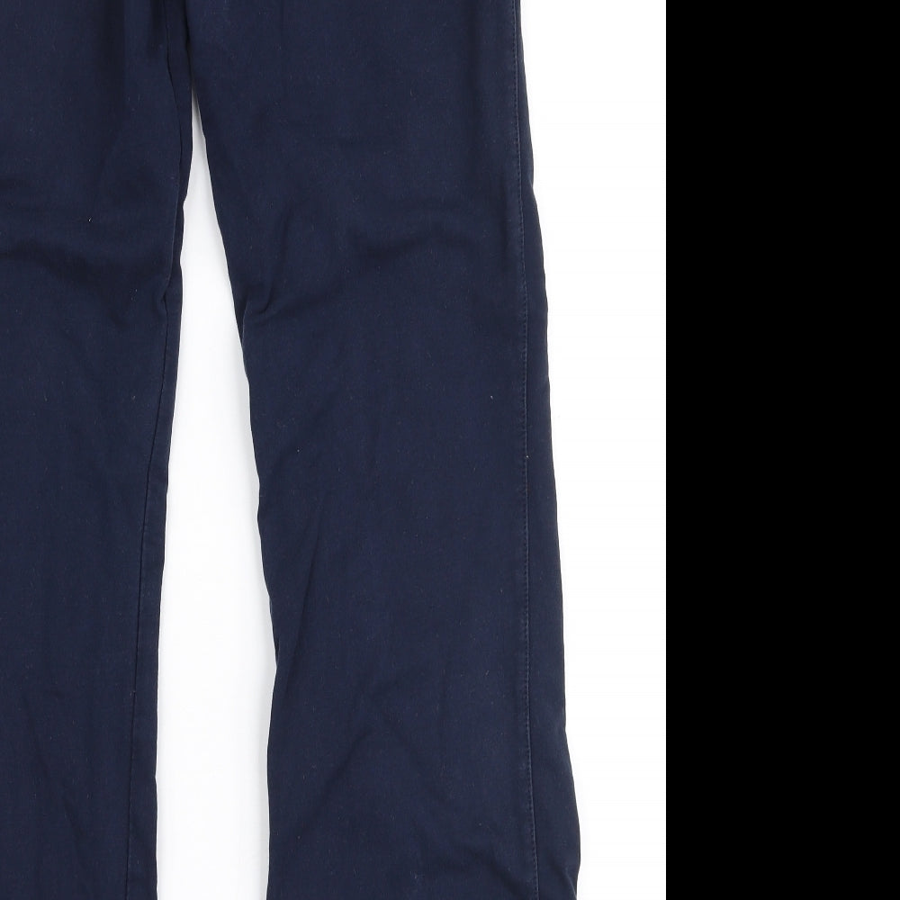 O'Neills Womens Blue  Cotton Jogger Trousers Size 12 L30 in Regular Drawstring