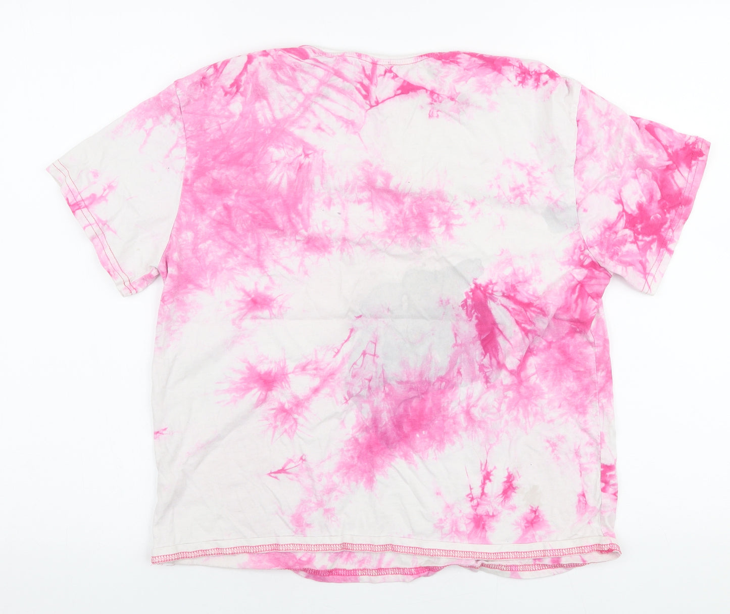 SheIn Girls Pink  Polyester Jersey T-Shirt Size 12-13 Years Round Neck Pullover