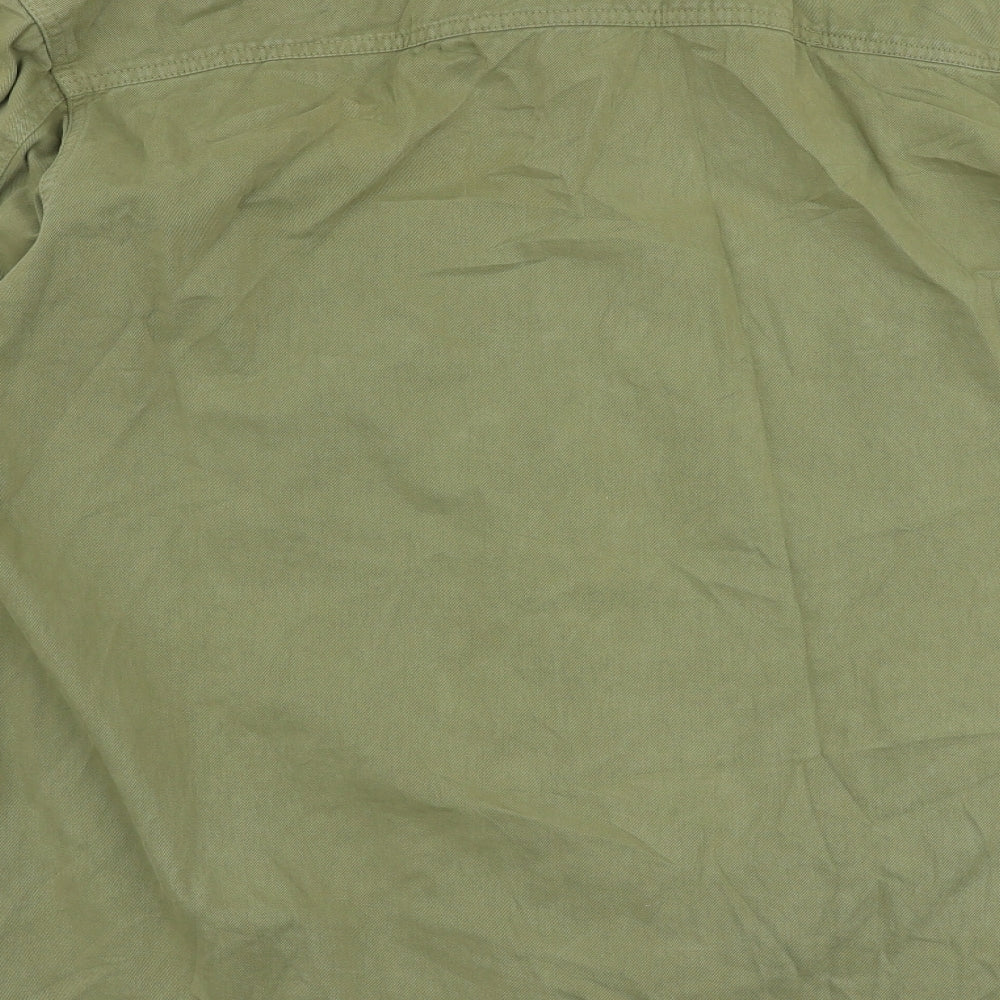 Pull & Bear Mens Green   Jacket  Size XL  Button
