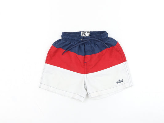 Matalan Boys Blue  Polyester Sweat Shorts Size 4-5 Years  Regular  - Swimwear