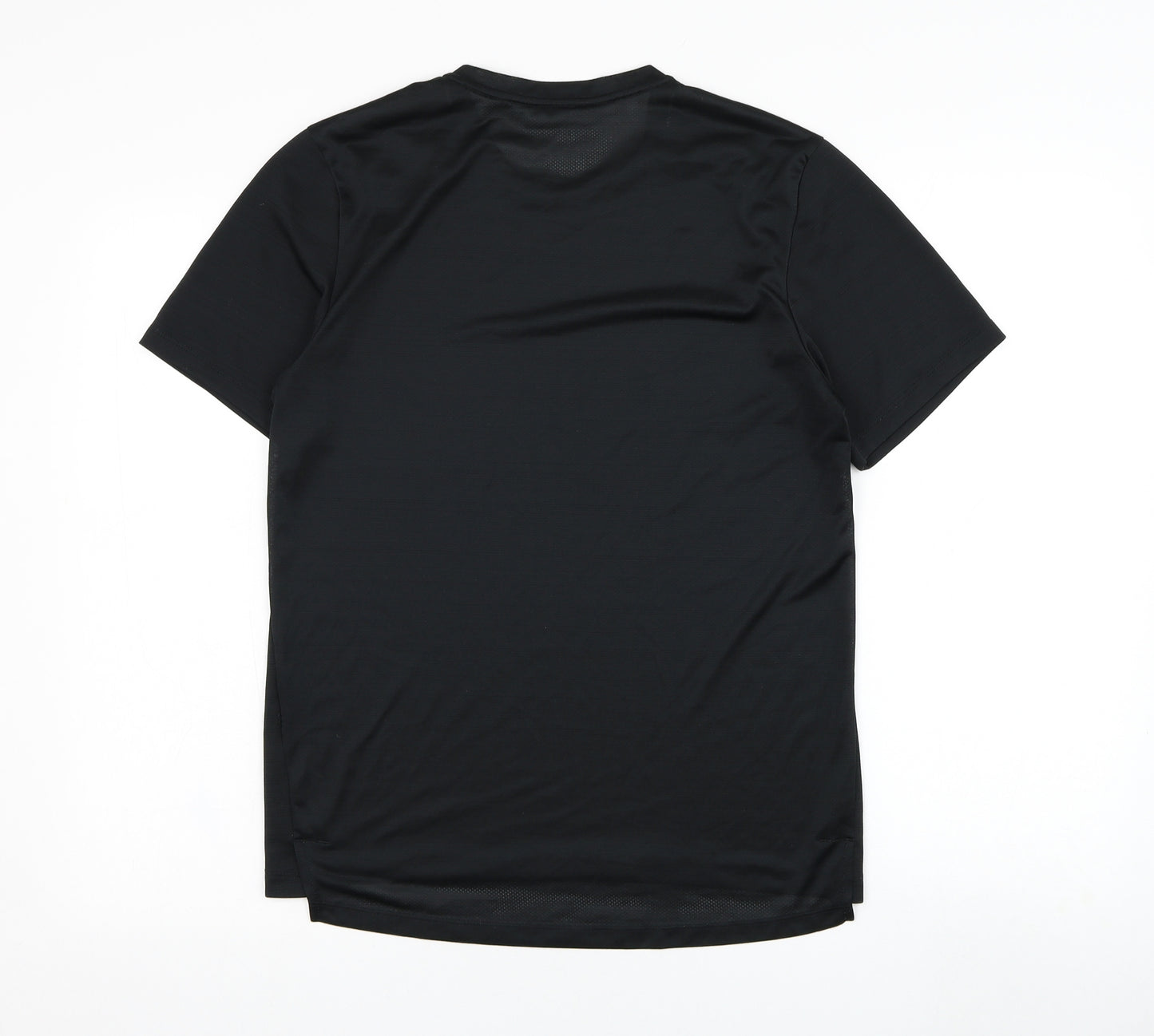 Nike Mens Black  Polyester Basic T-Shirt Size S Round Neck Pullover