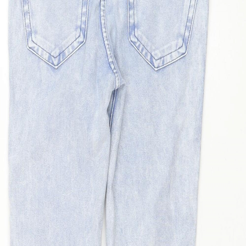 H&M Girls Blue  Cotton Skinny Jeans Size 8-9 Years  Regular Pullover