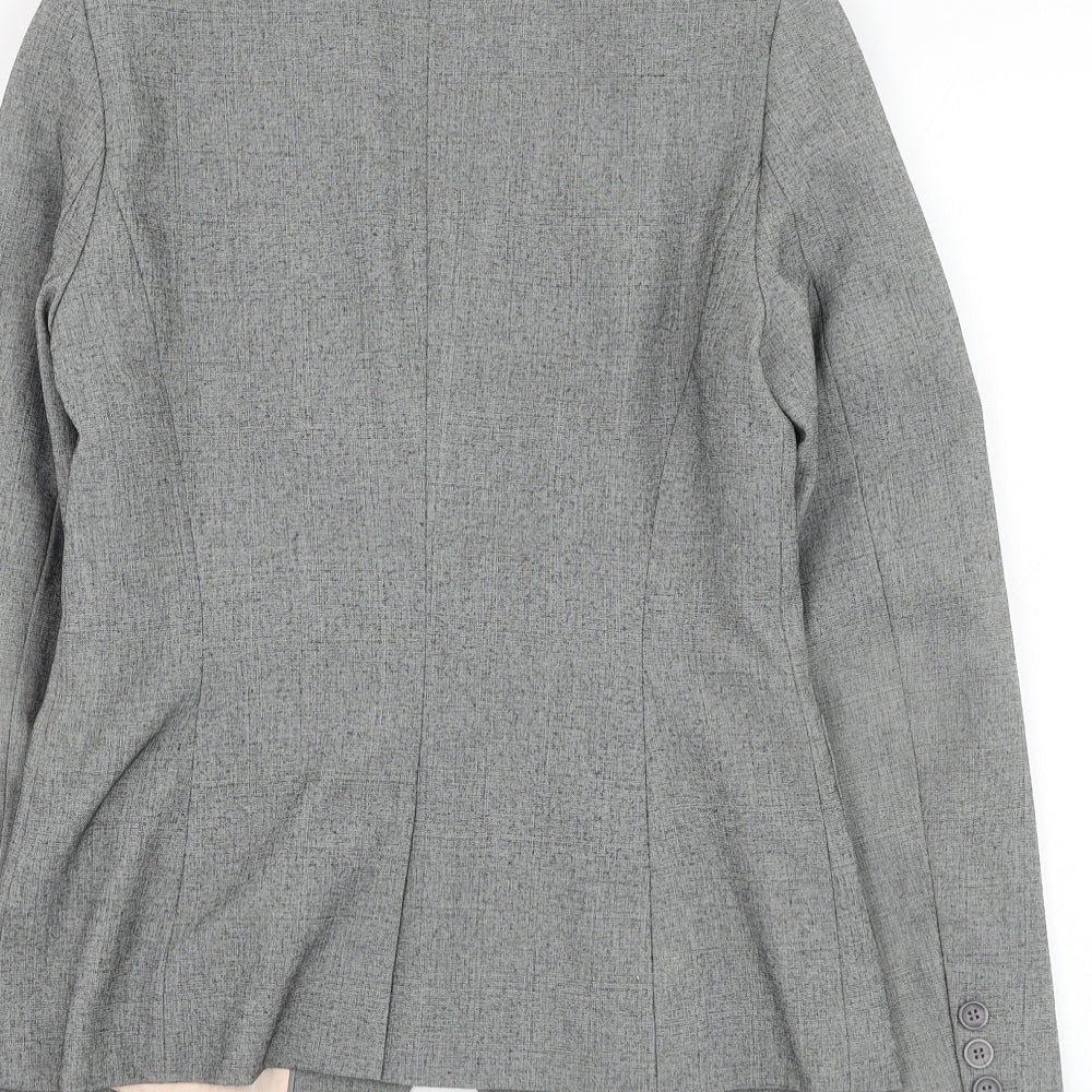 NEXT Womens Grey   Jacket Blazer Size 8  Button
