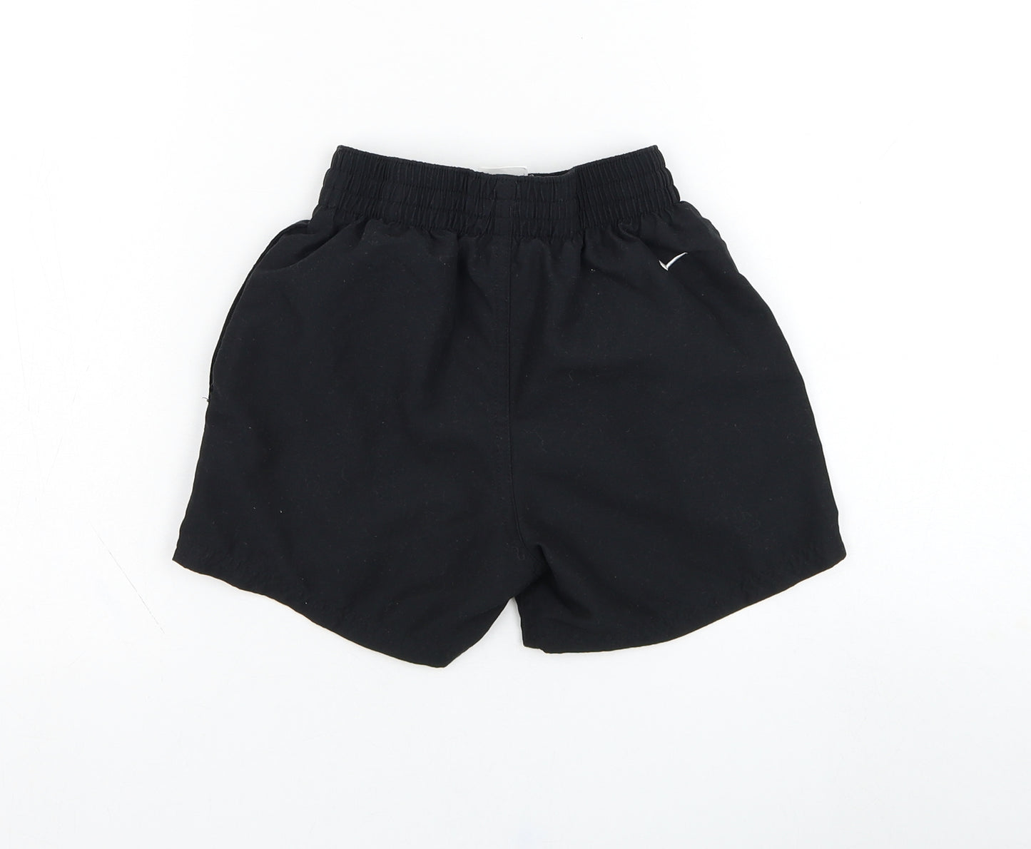 Nike Boys Black  Polyester Sweat Shorts Size S  Regular