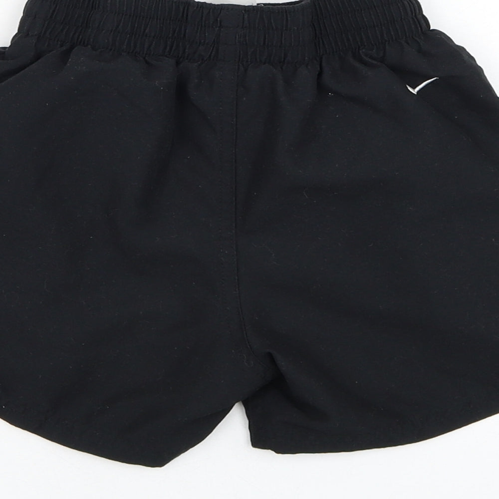 Nike Boys Black  Polyester Sweat Shorts Size S  Regular