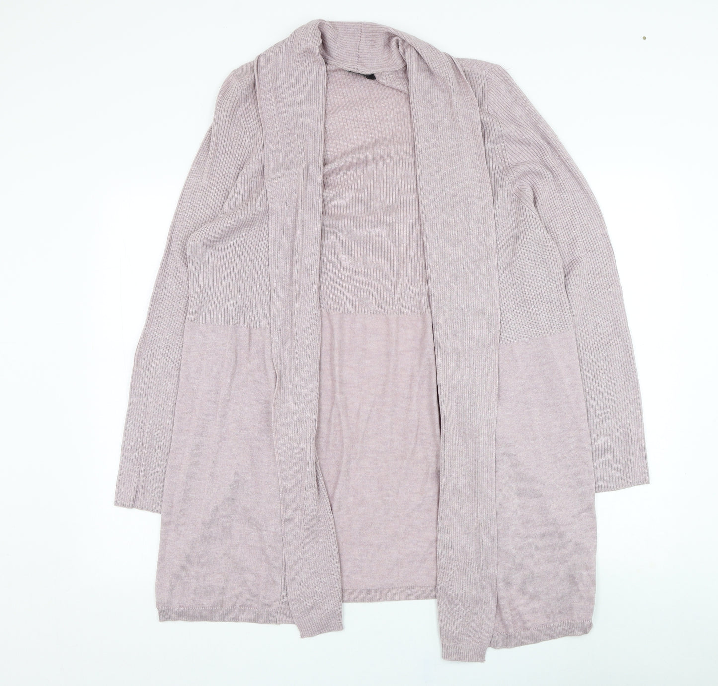 F&F Womens Pink Square Neck  Polyamide Cardigan Jumper Size 22