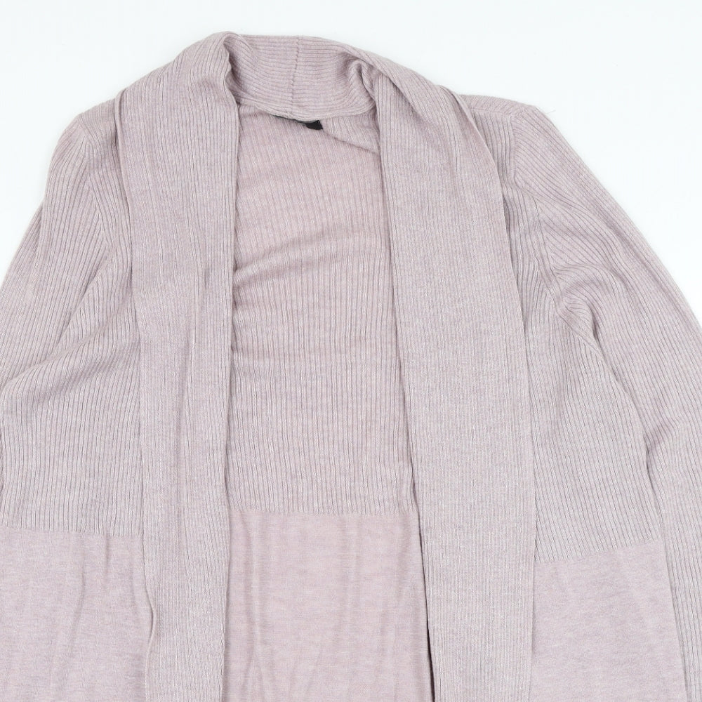 F&F Womens Pink Square Neck  Polyamide Cardigan Jumper Size 22