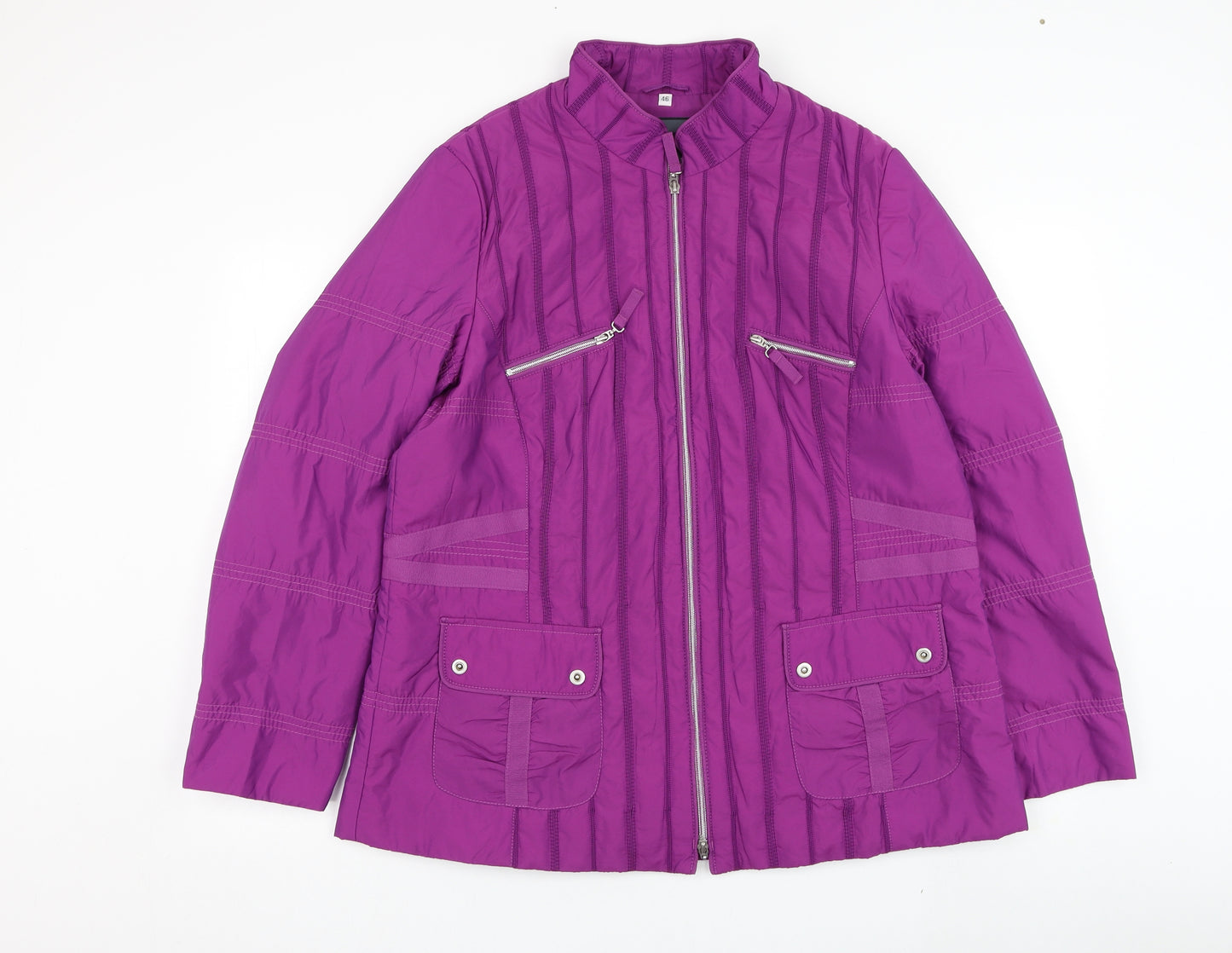 Jobis Womens Purple   Jacket Coat Size 18  Zip