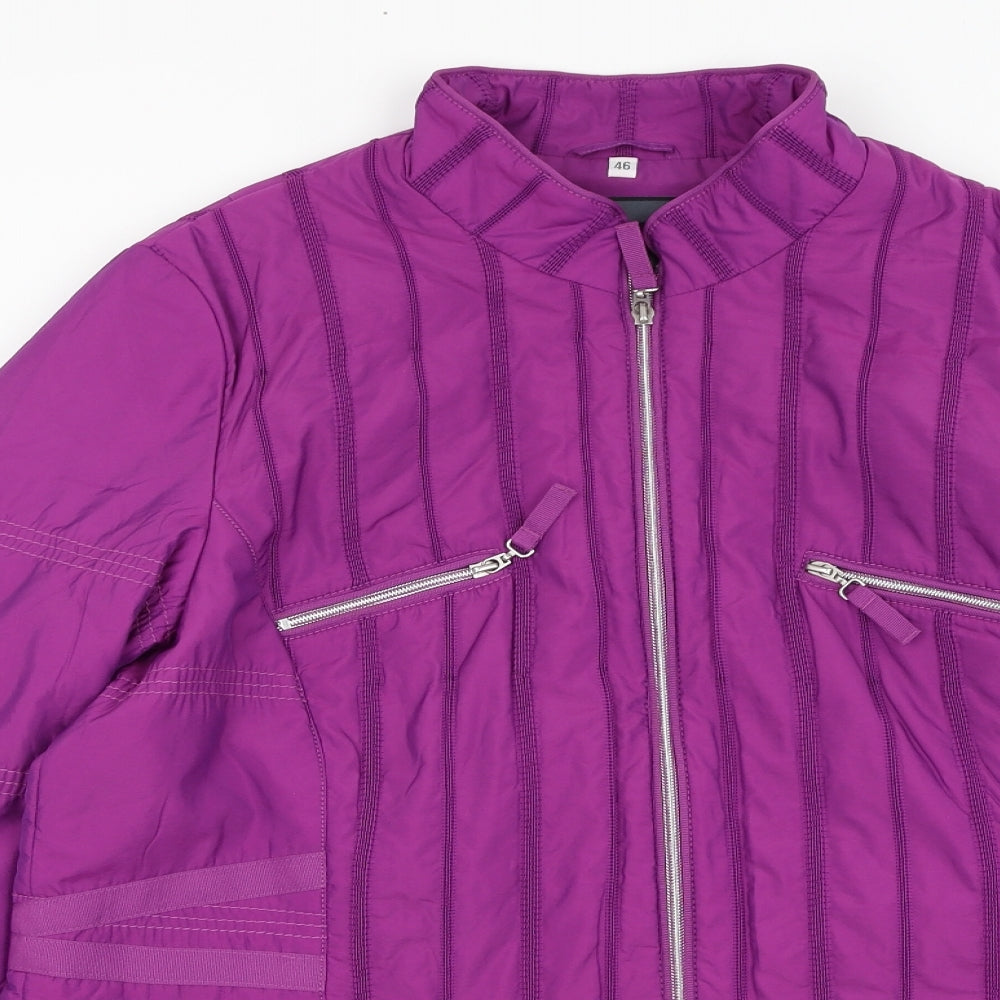 Jobis Womens Purple   Jacket Coat Size 18  Zip