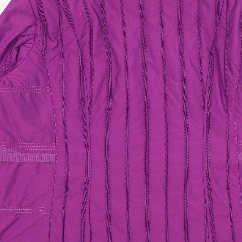 Jobis Womens Purple   Jacket Coat Size 18  Zip