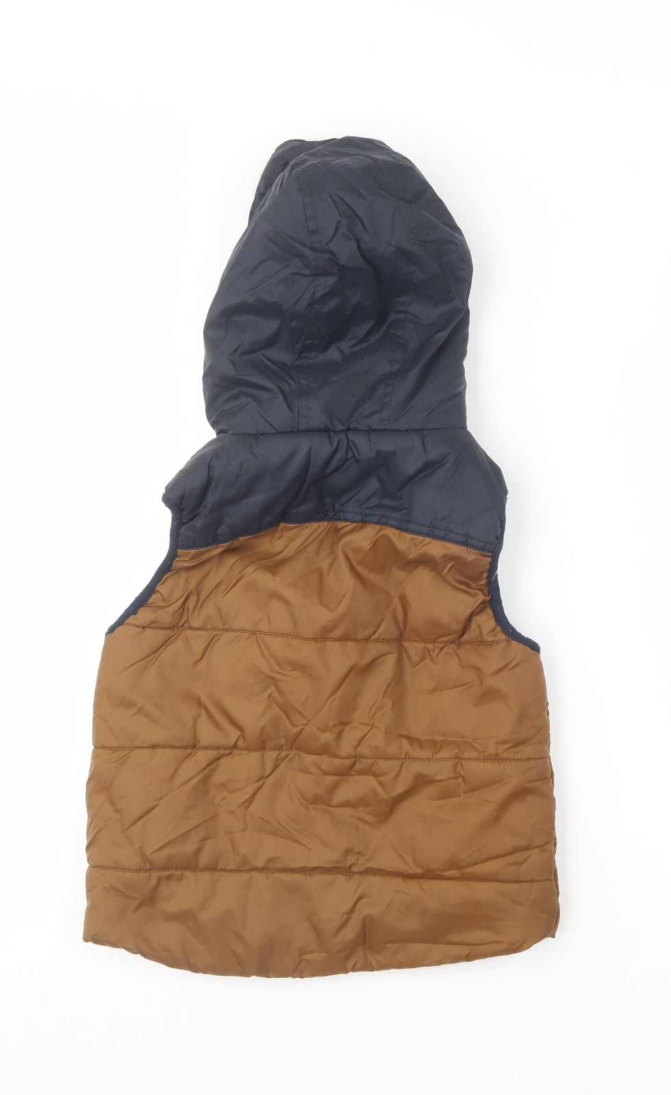 George Boys Brown   Gilet Coat Size 2-3 Years