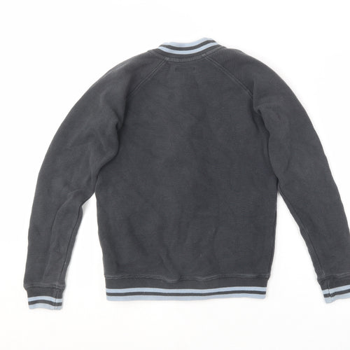 M&Co Boys Grey  Cotton Full Zip Sweatshirt Size 12-13 Years