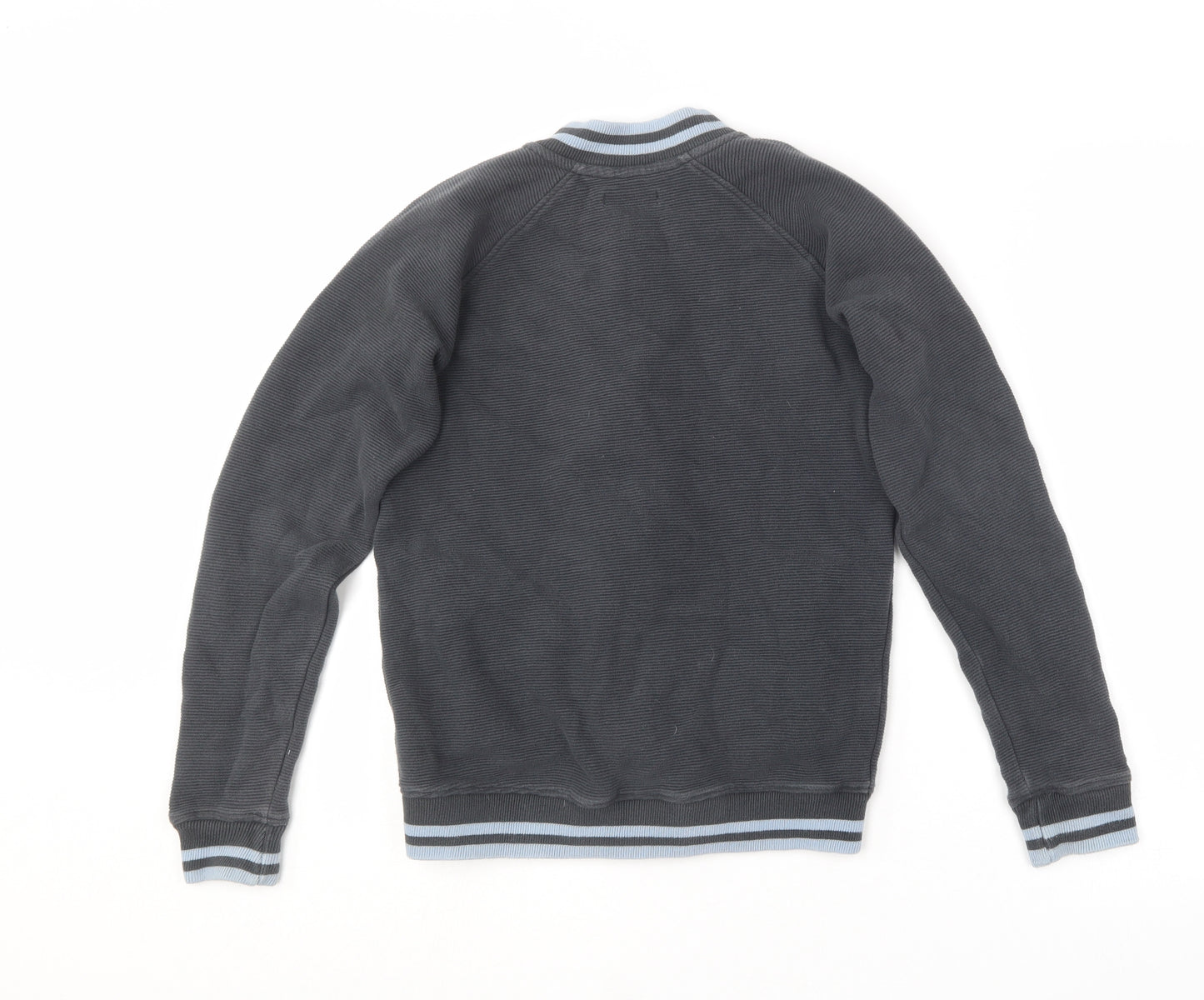 M&Co Boys Grey  Cotton Full Zip Sweatshirt Size 12-13 Years