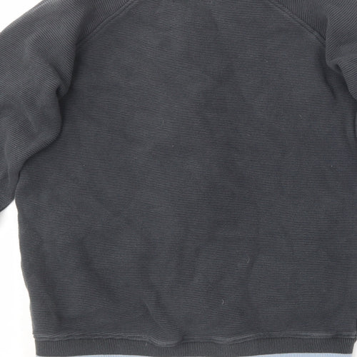 M&Co Boys Grey  Cotton Full Zip Sweatshirt Size 12-13 Years