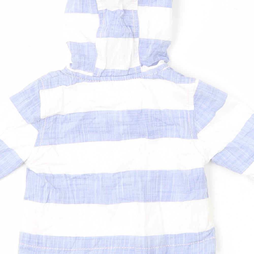 NEXT Baby Multicoloured Striped  Basic Coat Coat Size 0-3 Months