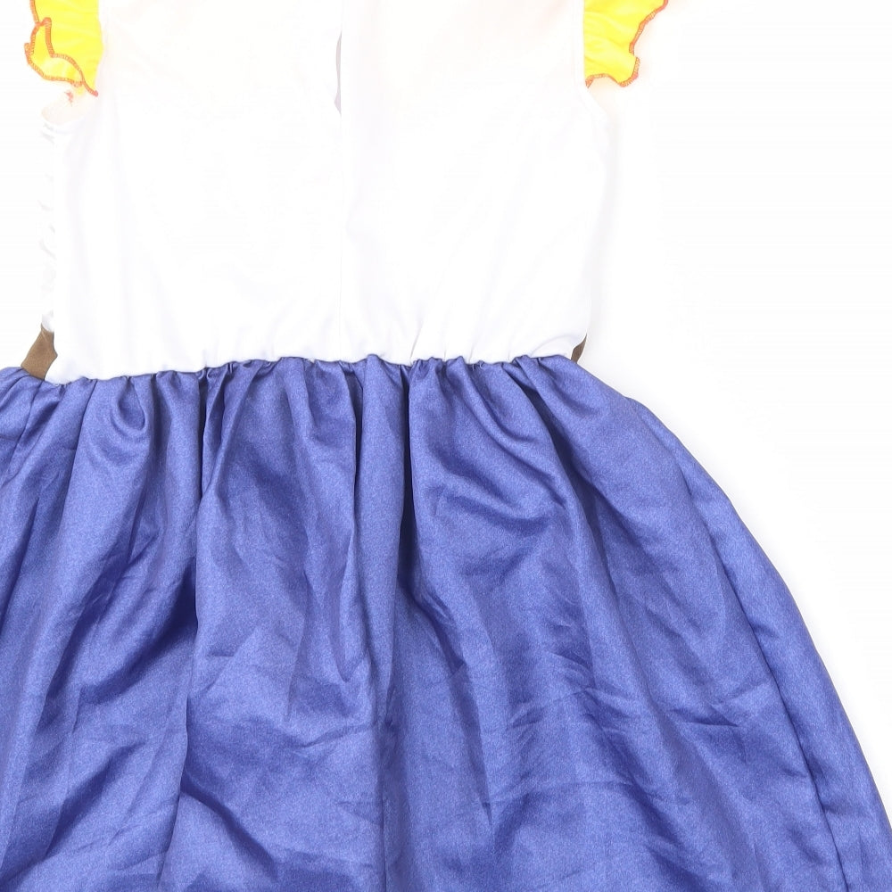 Disney Toy Story Girls Multicoloured  Polyester Skater Dress  Size 7-8 Years  Collared  - Toy Story