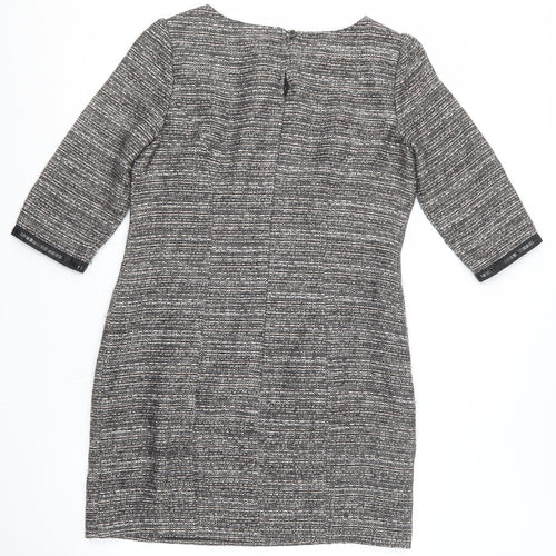 F&F Womens Black  Polyester Shift  Size 14  Round Neck