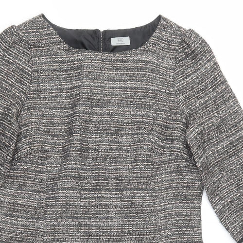 F&F Womens Black  Polyester Shift  Size 14  Round Neck