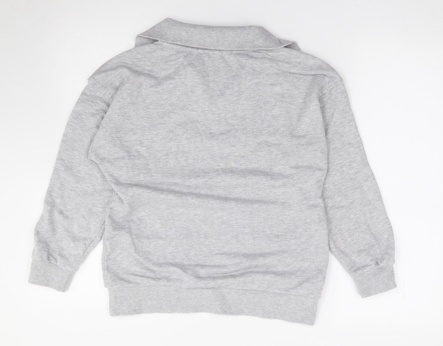 Primark Girls Grey  Cotton Pullover Sweatshirt Size 10-11 Years  Pullover