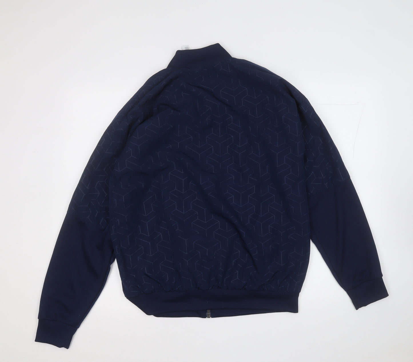 adidas Mens Blue   Bomber Jacket Jacket Size S