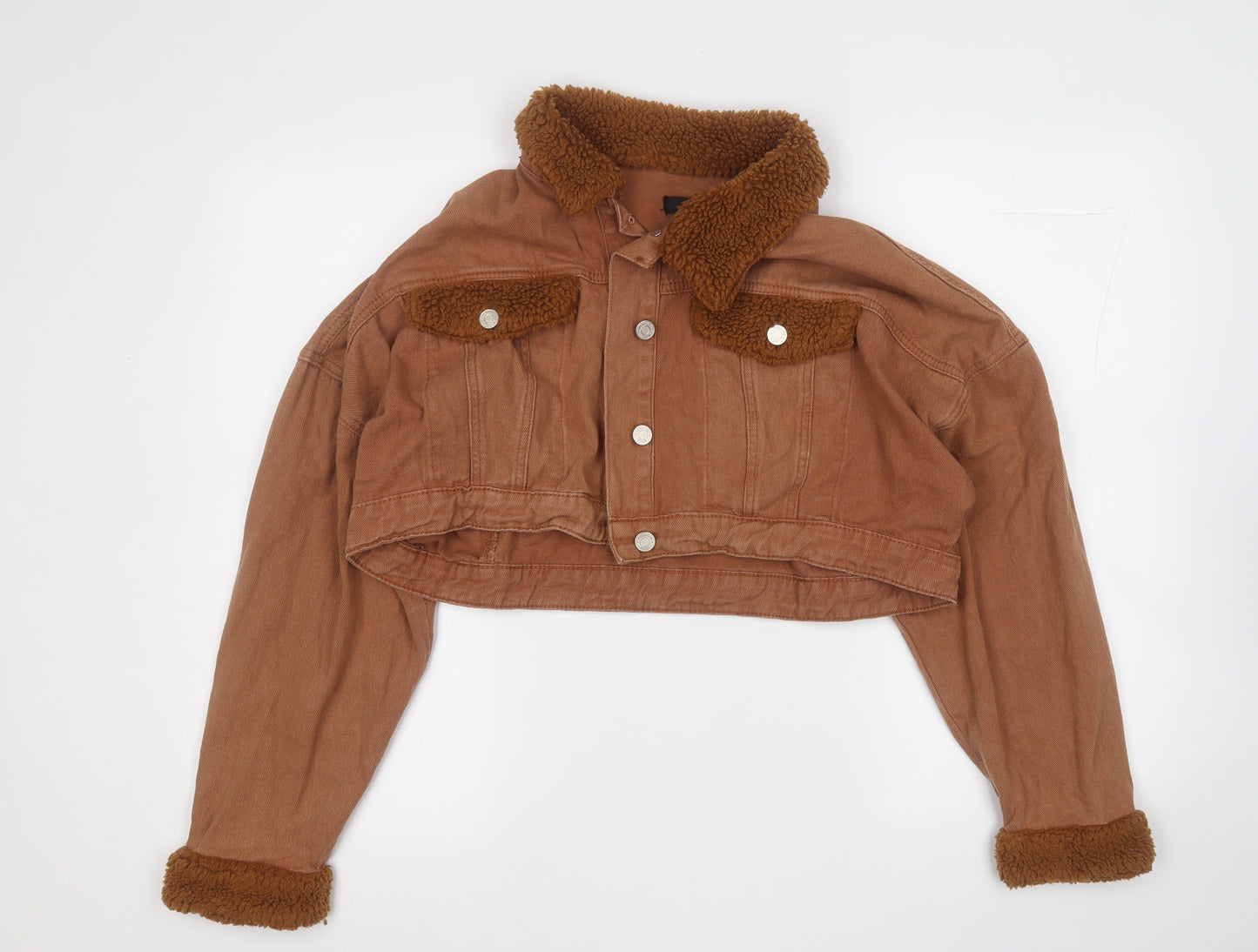 Missguided Womens Brown   Jacket  Size 14