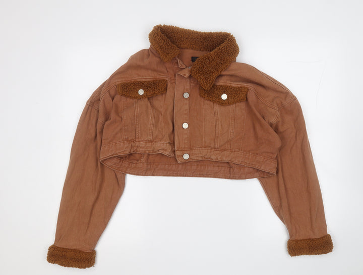 Missguided Womens Brown   Jacket  Size 14