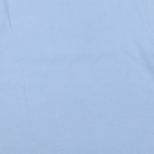 BM Womens Blue Round Neck  Polyester Pullover Jumper Size S