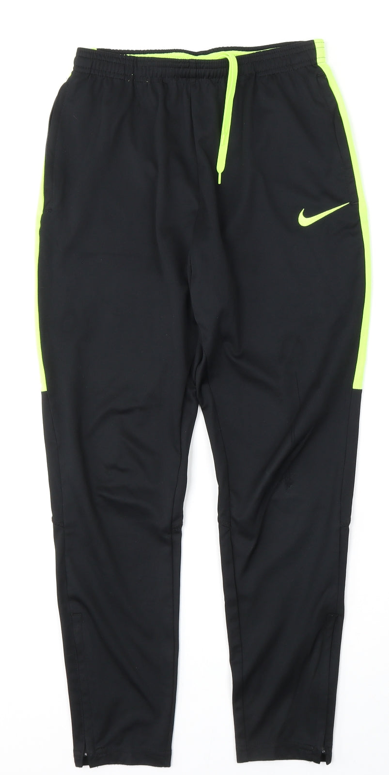 Nike Boys Black  Polyester Jogger Trousers Size 12-13 Years  Regular