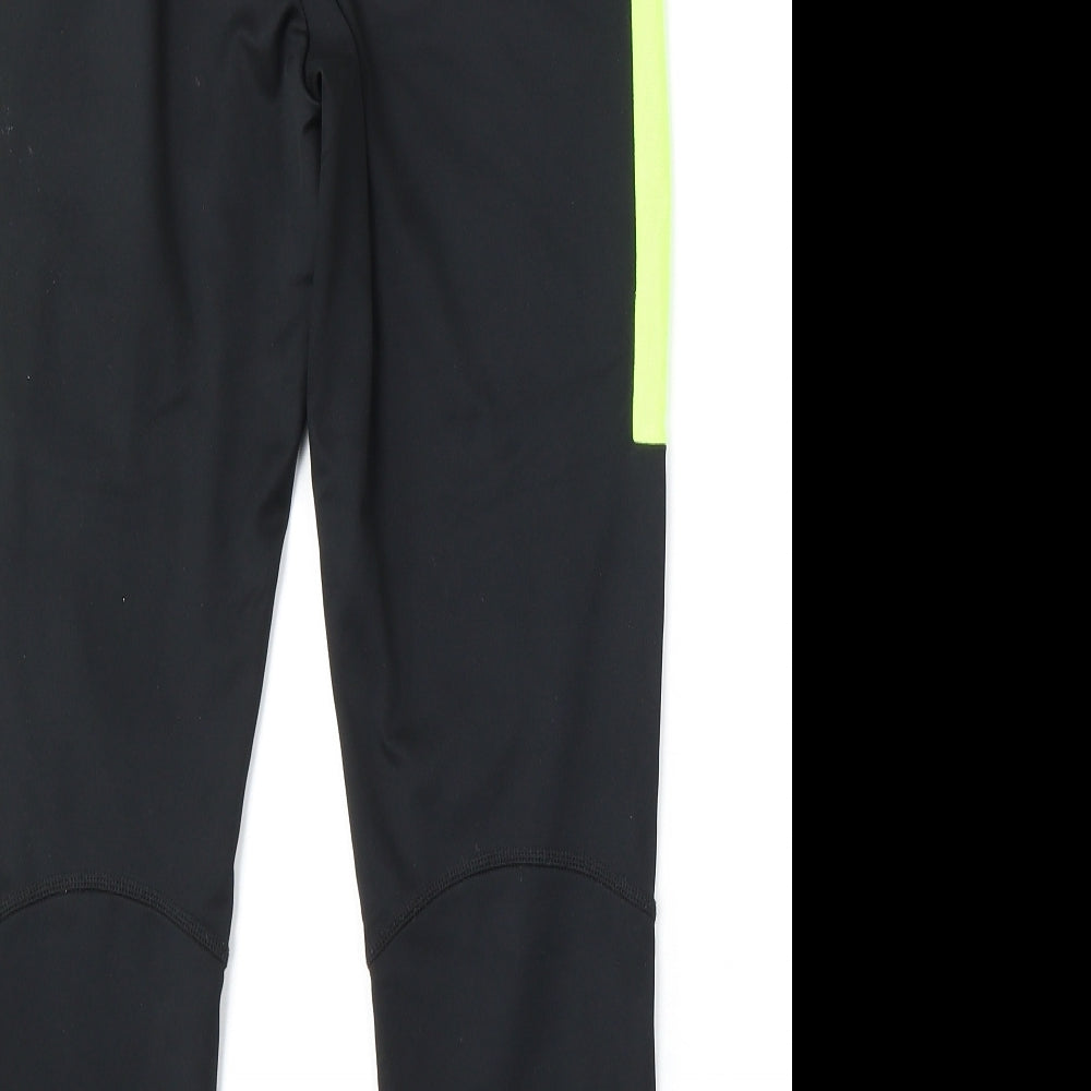 Nike Boys Black  Polyester Jogger Trousers Size 12-13 Years  Regular