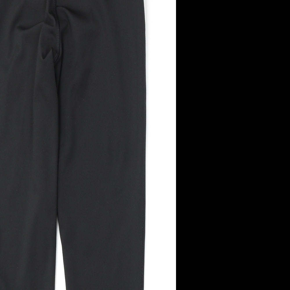 Active Womens Black  Polyester Jogger Trousers Size 12 L26 in Regular