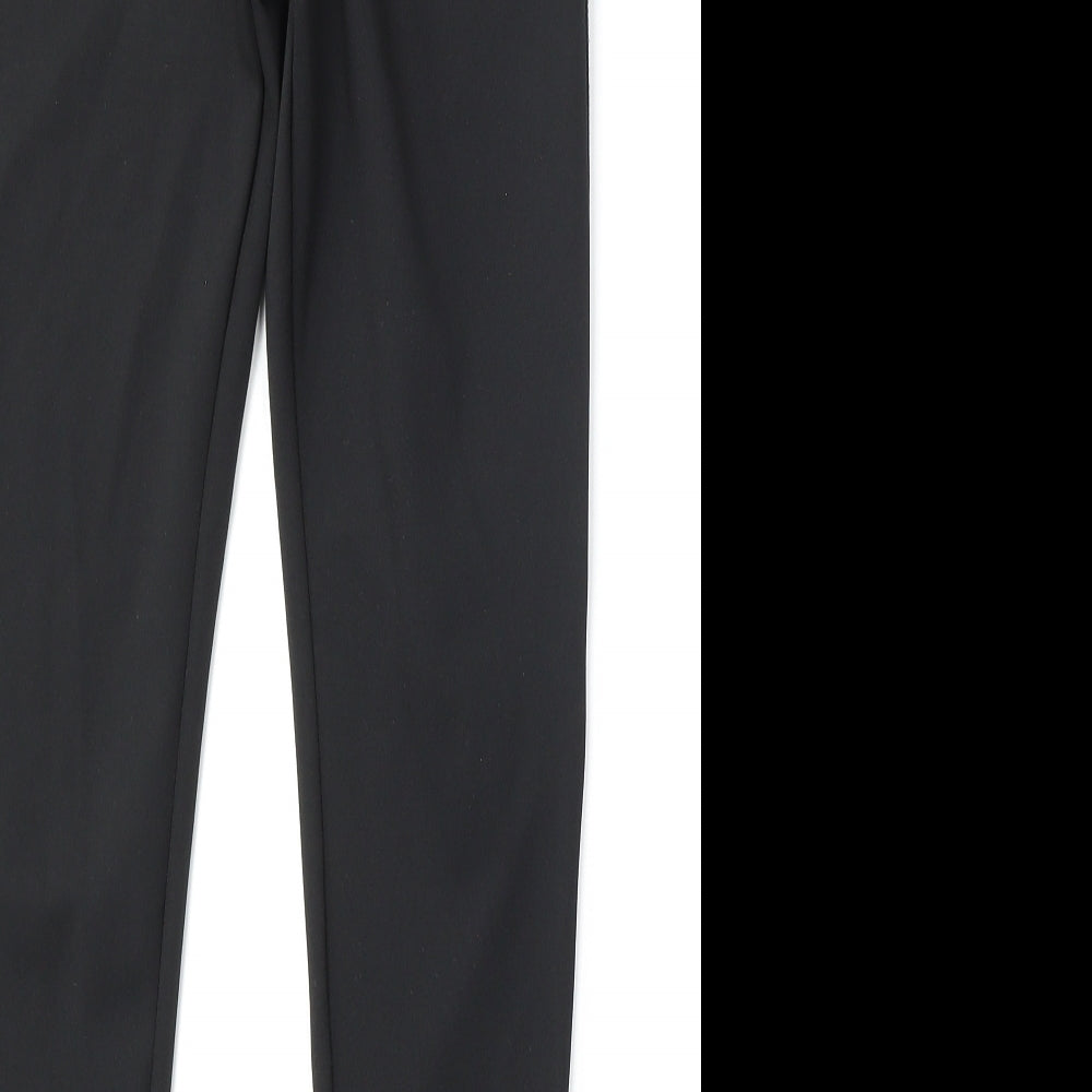 Active Womens Black  Polyester Jogger Trousers Size 12 L26 in Regular
