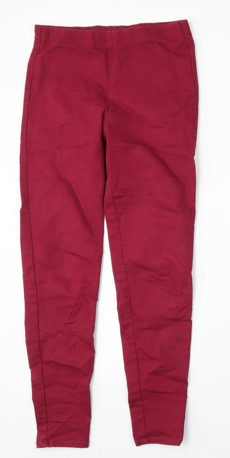 George Womens Red  Cotton Jegging Jeans Size 10 L28 in Regular