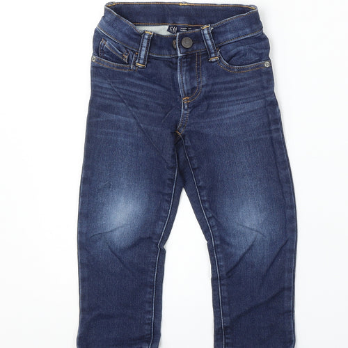 Gap Boys Blue  Cotton Skinny Jeans Size 3 Years  Regular
