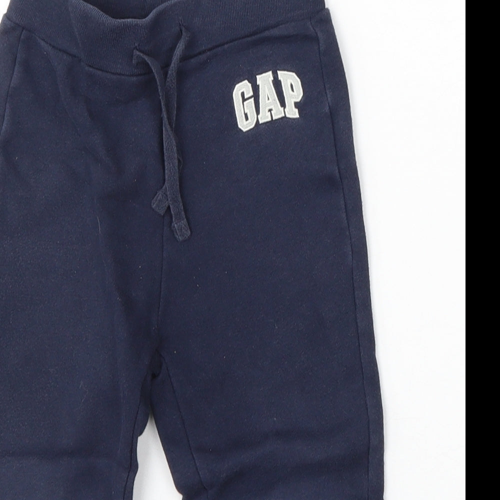 Gap Boys Blue  Cotton Jogger Trousers Size 3 Years  Regular