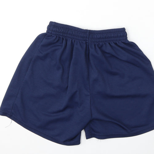 Ski & Sportswear Womens Blue  Polyester Athletic Shorts Size 30 L4 in Regular