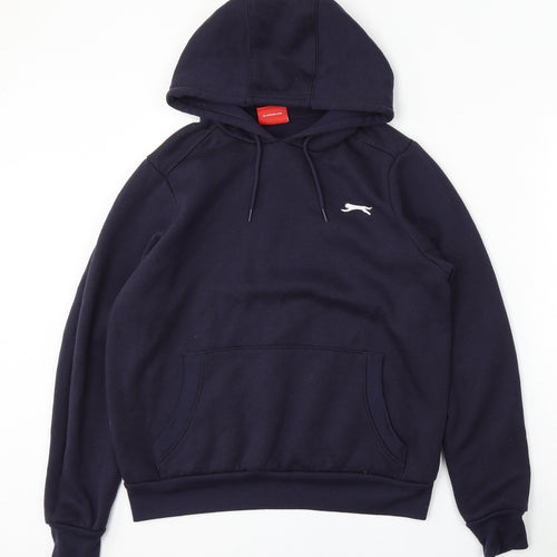 Slazenger Mens Blue  Polyester Pullover Hoodie Size XS
