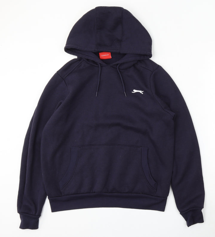Slazenger Mens Blue  Polyester Pullover Hoodie Size XS