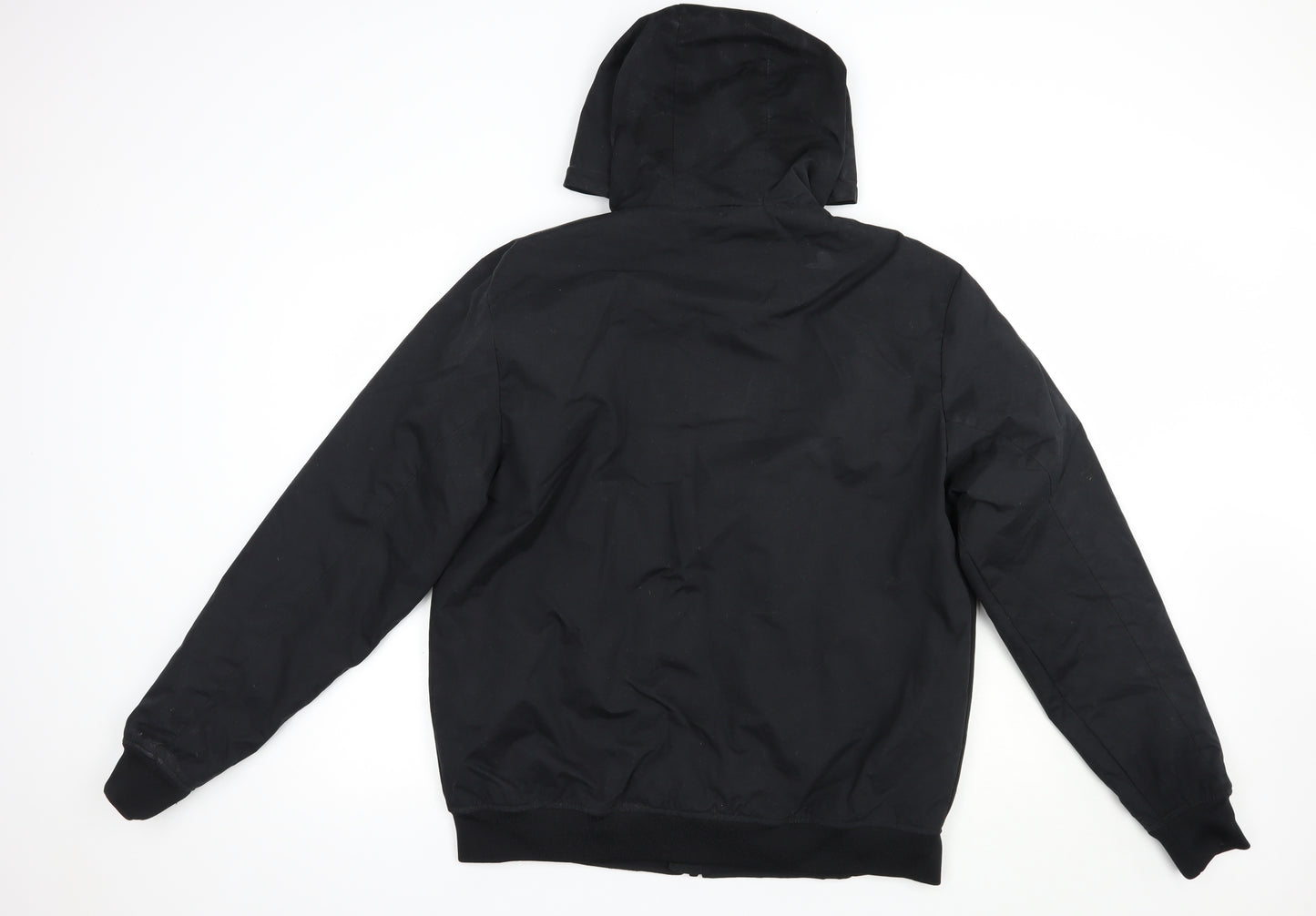 Primark Mens Black   Bomber Jacket Jacket Size L  Zip