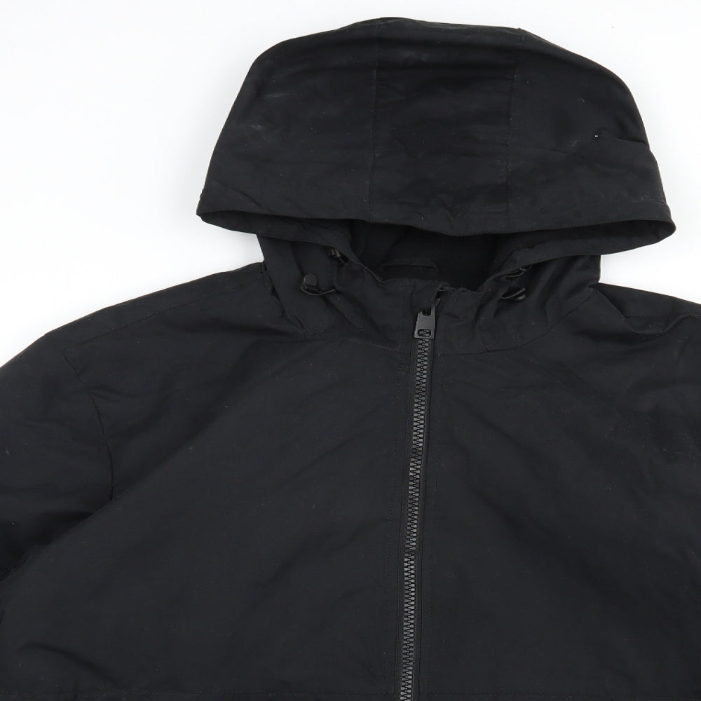 Primark Mens Black   Bomber Jacket Jacket Size L  Zip