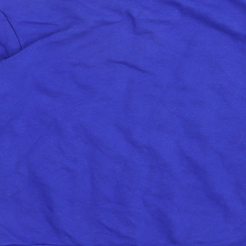 George Boys Blue  Cotton Pullover Sweatshirt Size 7-8 Years  Pullover - Schoolwear