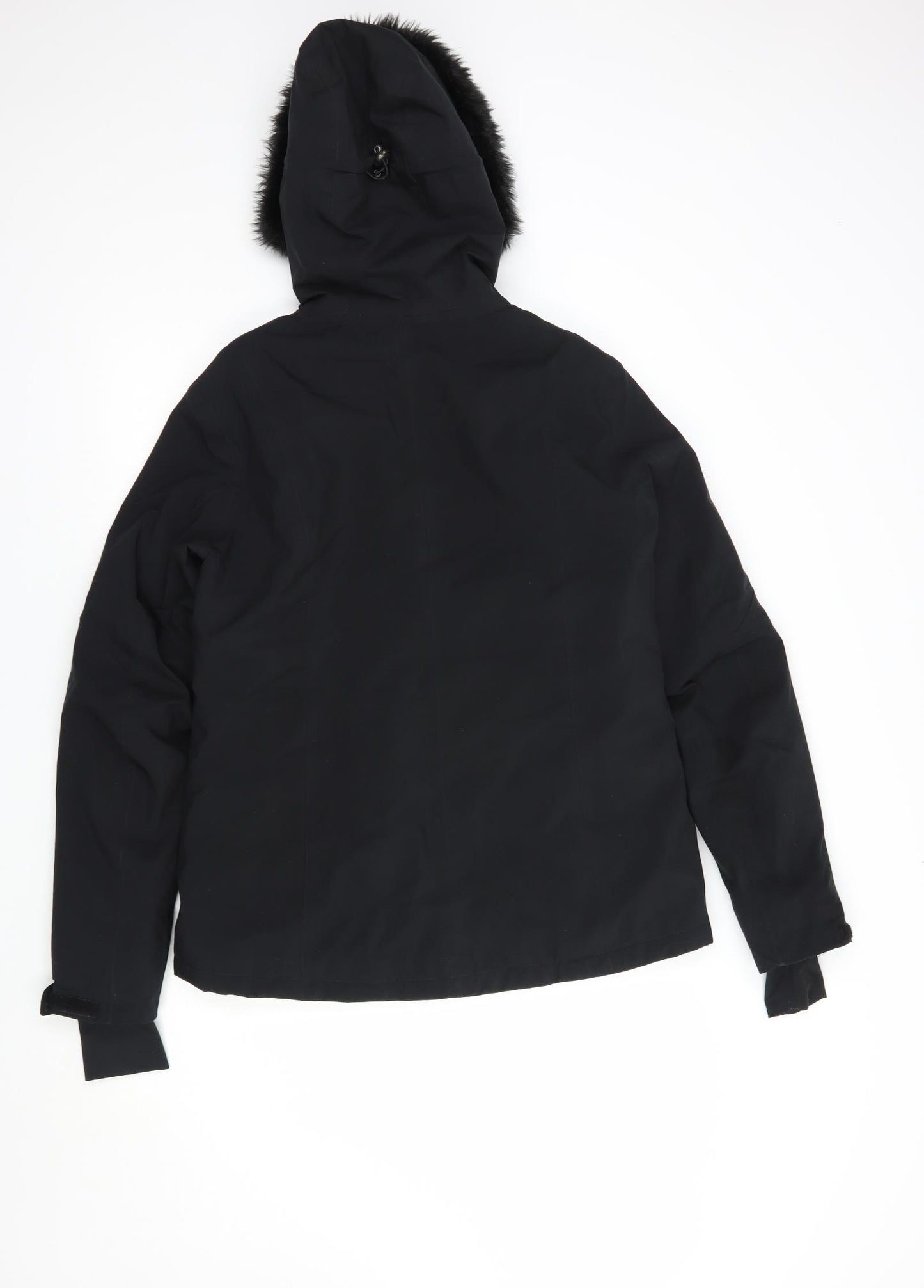 Crane Womens Black   Puffer Jacket Jacket Size S  Zip