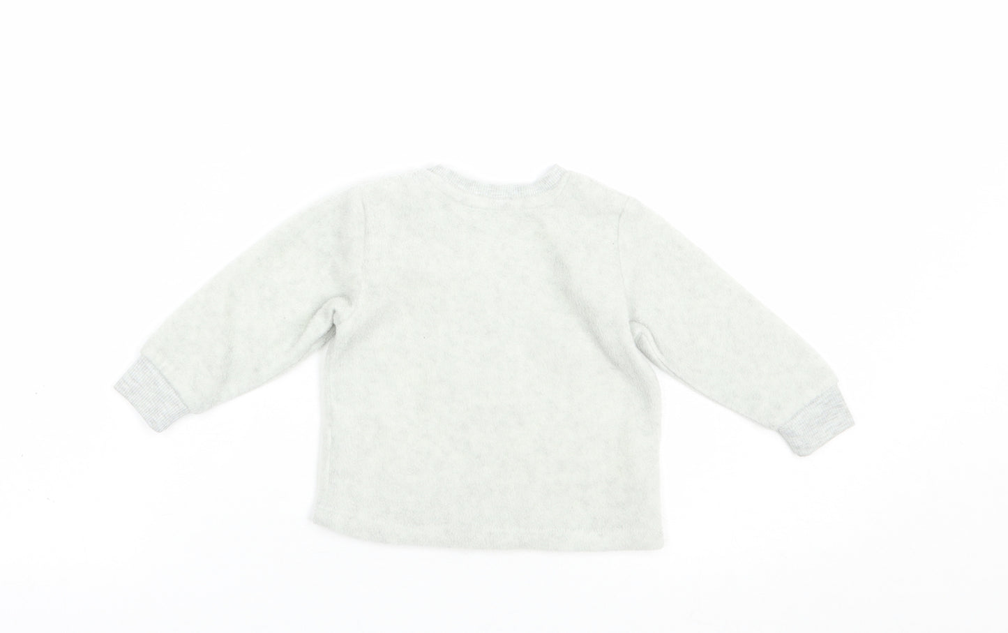 Pep & Co Baby Grey  Polyester Pullover Jumper Size 3-6 Months  Snap - Little Legend