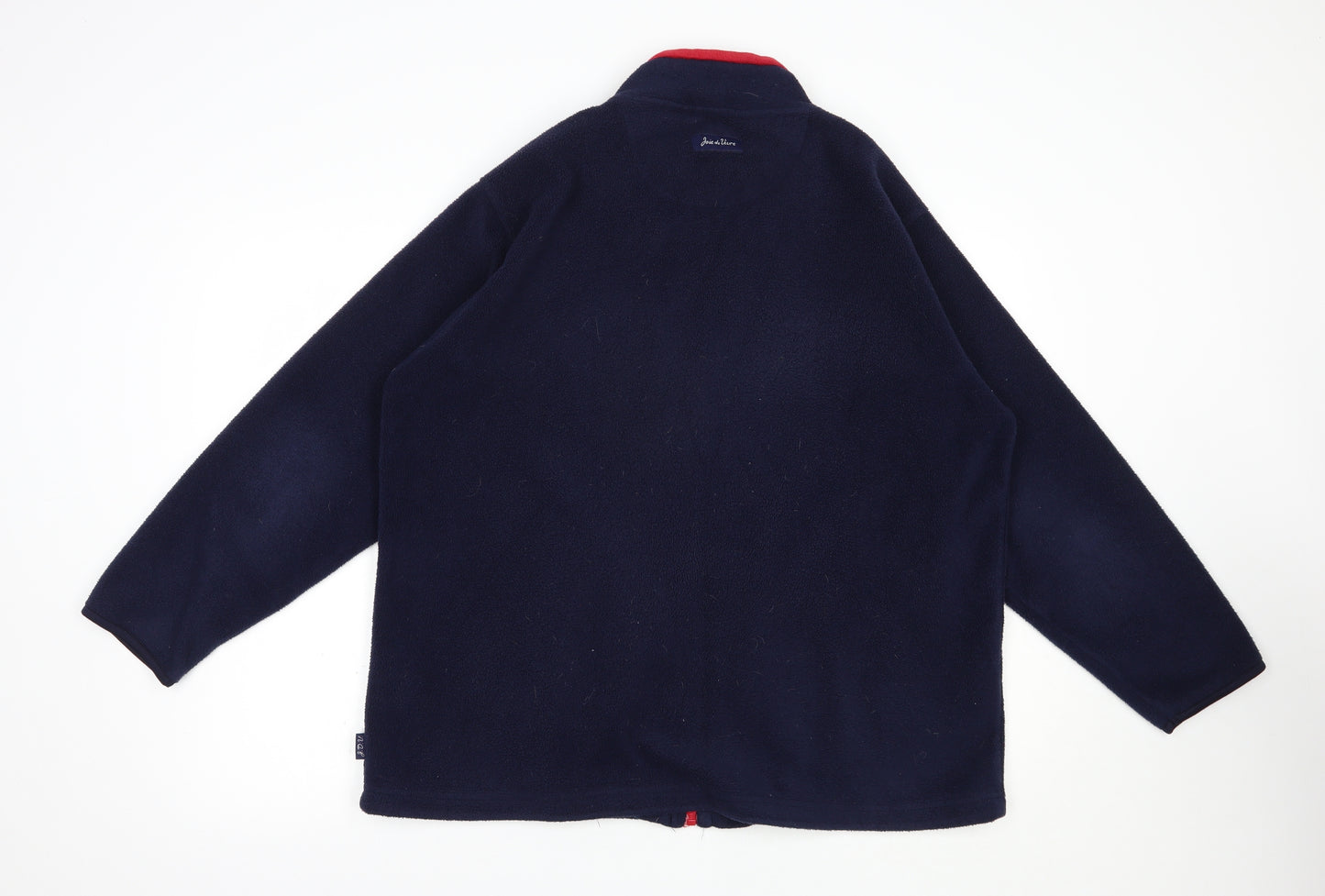 Joie de Vivre Womens Blue  Polyester Full Zip Sweatshirt Size XL  Zip