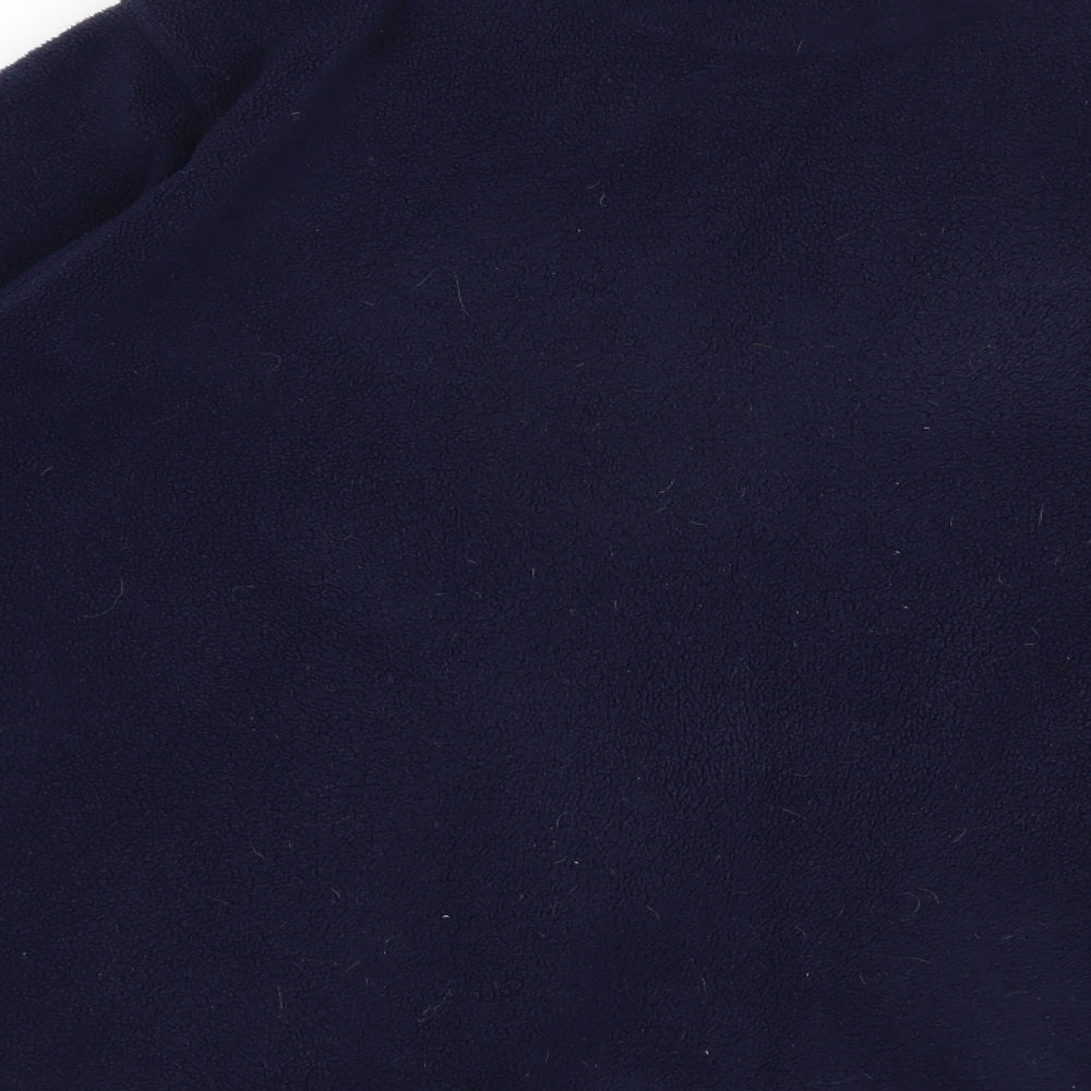 Joie de Vivre Womens Blue  Polyester Full Zip Sweatshirt Size XL  Zip