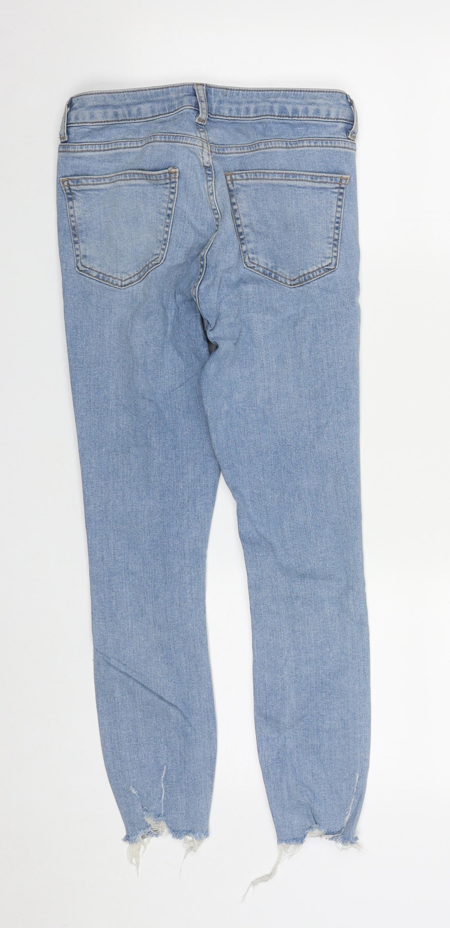New Look Girls Blue  Cotton Straight Jeans Size 12 Years  Regular