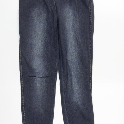 New Look Womens Blue  Cotton Jegging Jeans Size 10 L29 in Regular