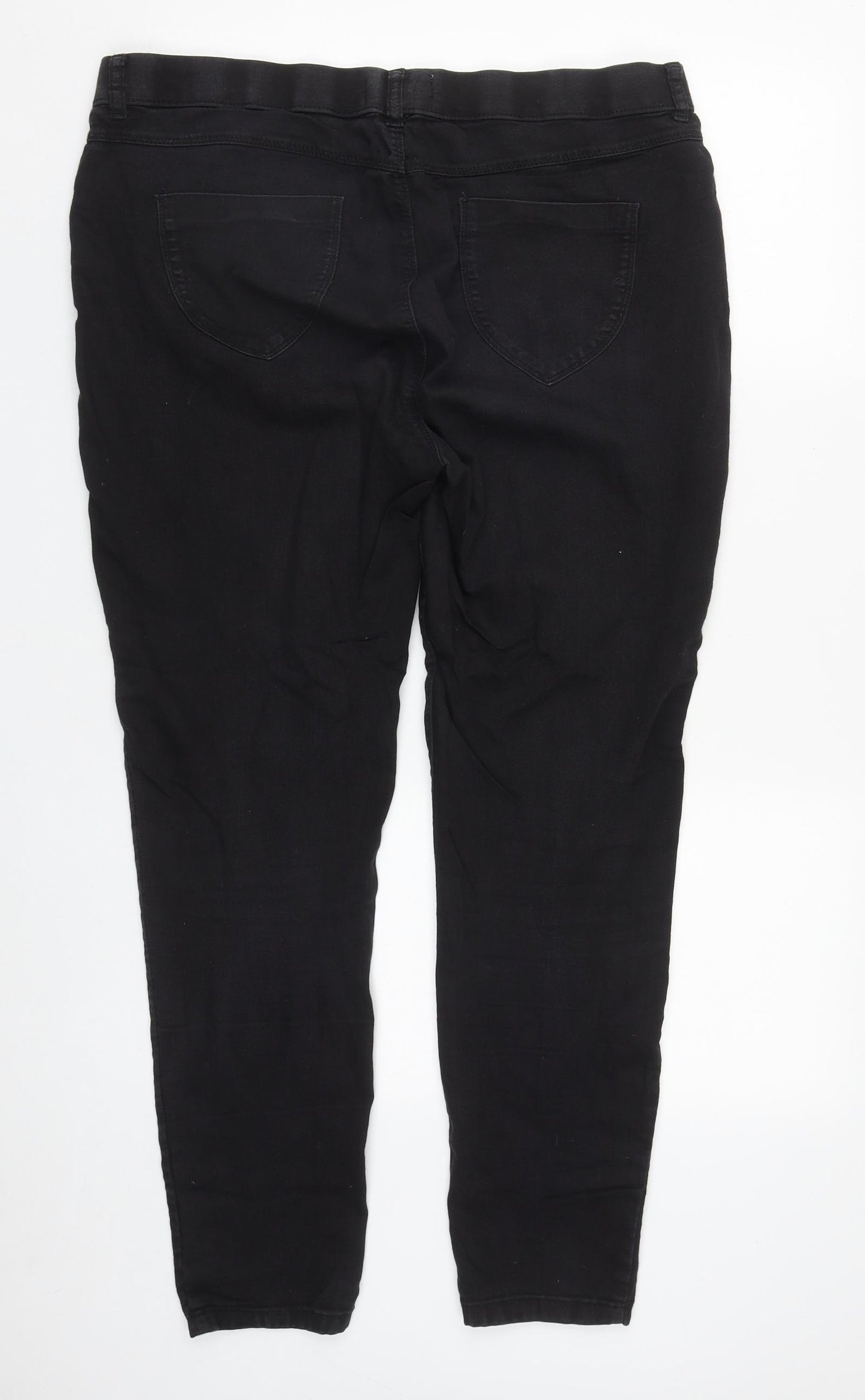 Dorothy Perkins Womens Black  Cotton Jegging Jeans Size 14 L29 in Regular