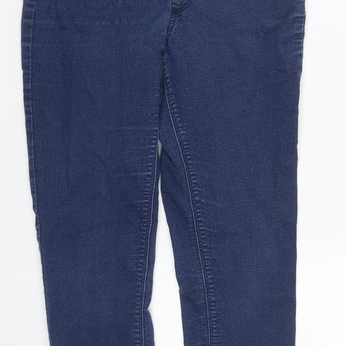 Preworn Womens Blue  Cotton Jegging Jeans Size 10 L27 in Regular