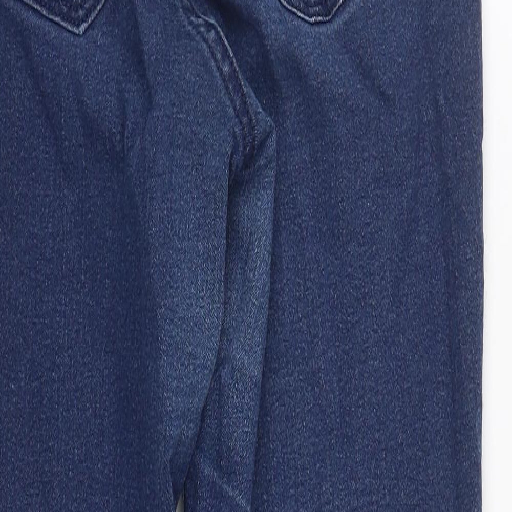 Preworn Womens Blue  Cotton Jegging Jeans Size 10 L27 in Regular