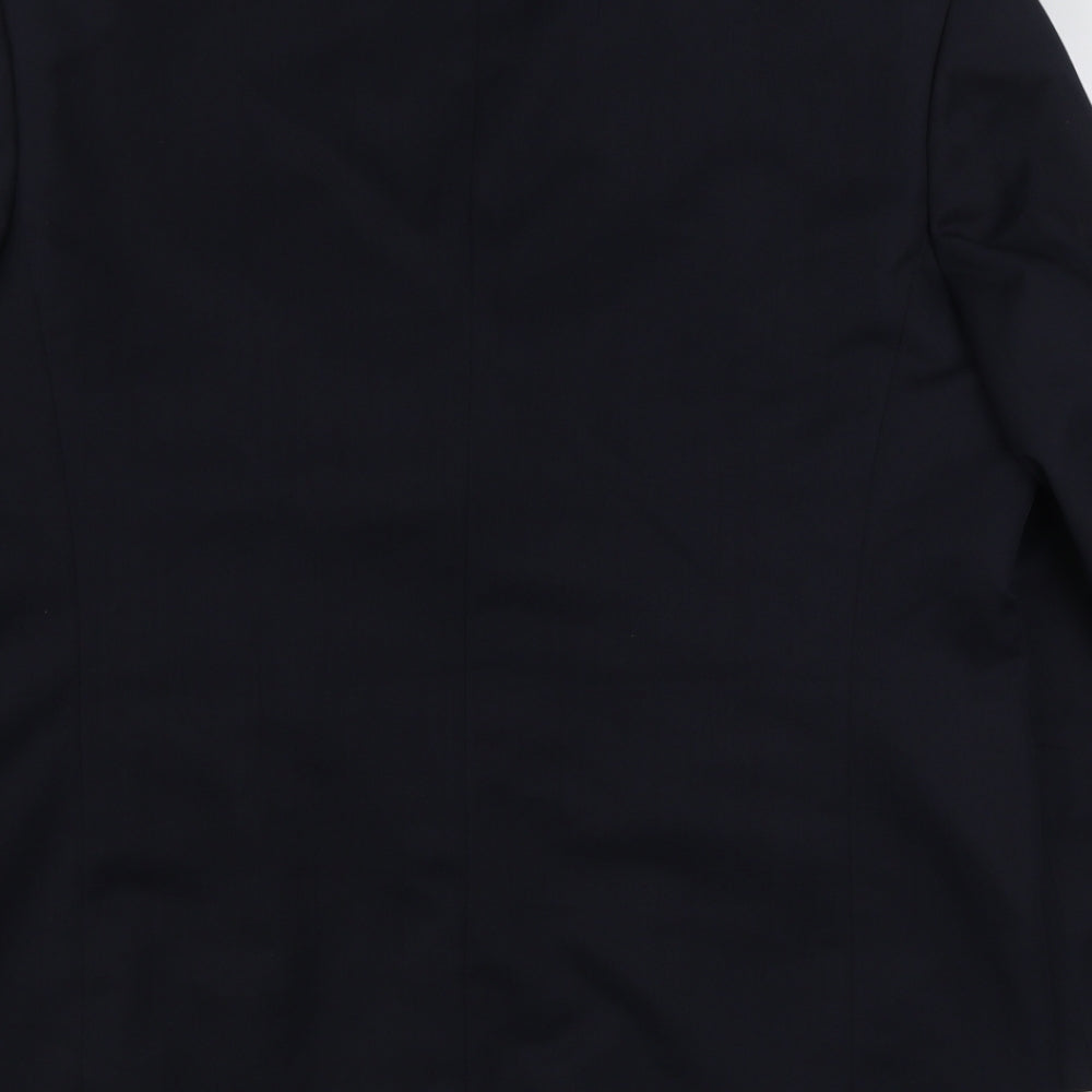 Savatini Mens Blue  Polyester Jacket Suit Jacket Size 44